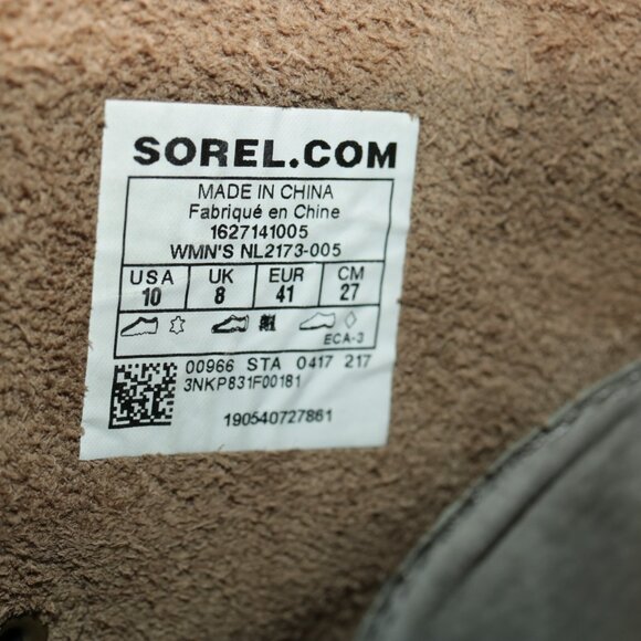 Sorel Womens Joan Of Arctic Boots Size 10 Waterproof Brown Wedge Heel Lace Up - Picture 13 of 15